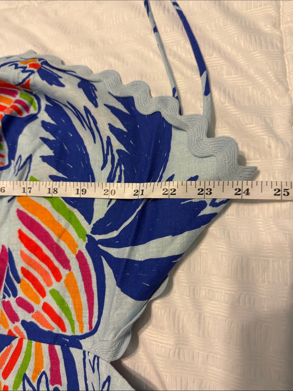Farm Rio NWT size XL Tropical Maxi Dress in Blue, Orange, Green birds - Picture 6 of 7